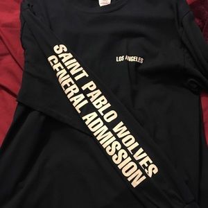 Saint pablo kanye west Long Sleeve shirt. Size L